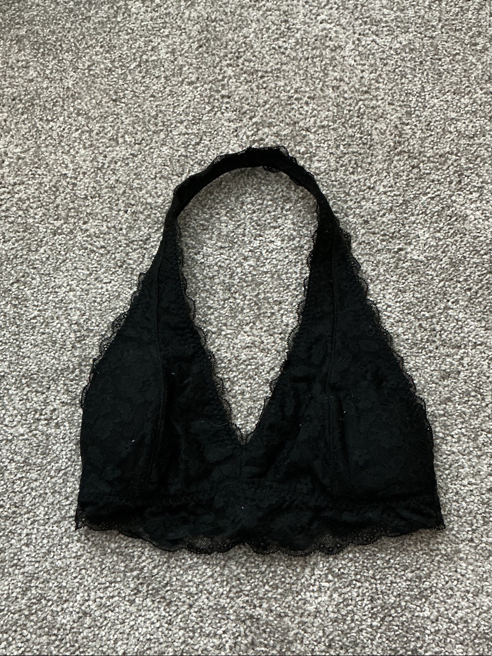 Hollister Gilly Hicks Black Lace Halter Bralette